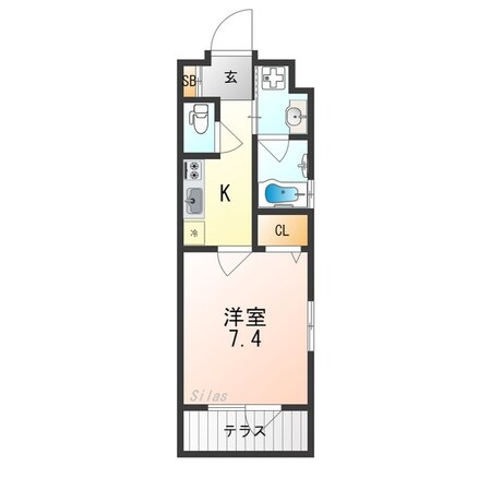 ベラジオ雅び京都円町Ⅱの物件間取画像